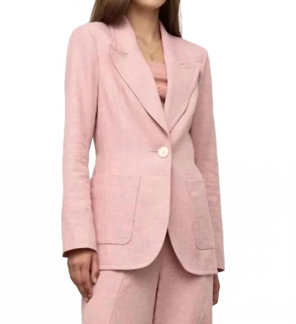 NEW IRIS SETLAKWE patch pocket jacket in pink